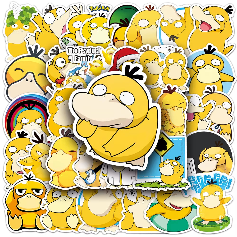 50/100Pcs Cute Cartoon Pokemon Anime Stickers Pikachu Decals Motorcycle Laptop Phone Case Car Waterproof Sticker Kid Classic Toy