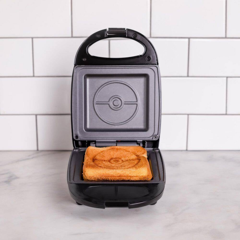 Black Pokemon 'Pokeball' 500-Watt Single Sandwich Maker