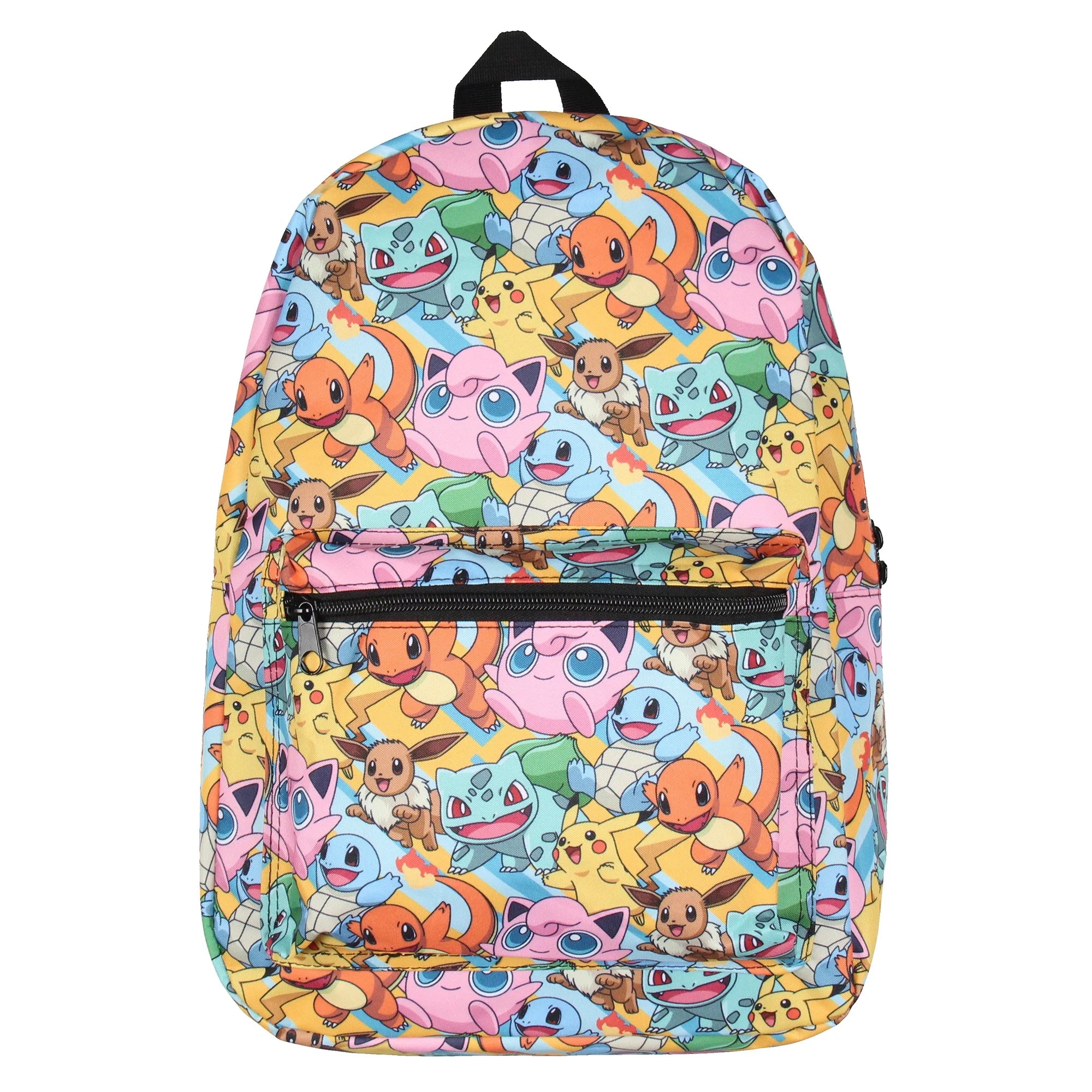 Pokemon Backpack Pikachu Squirtle Jigglypuff Eevee Bulbasaur Charmander Laptop School Travel Backpack