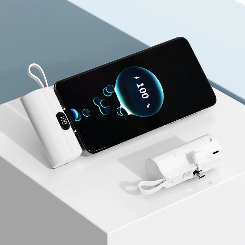 5000Mah Compact Portable Power Bank