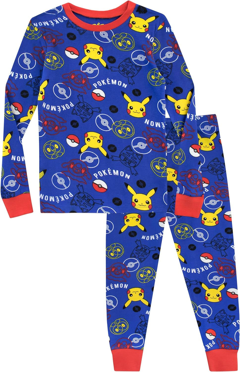 Pajamas for Boys | Soft Cotton Pikachu Pajama | Officially Licensed Kids  Pjs