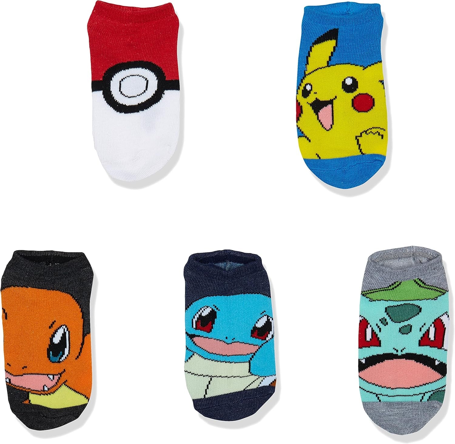 Boys 5 Pack No Show Socks