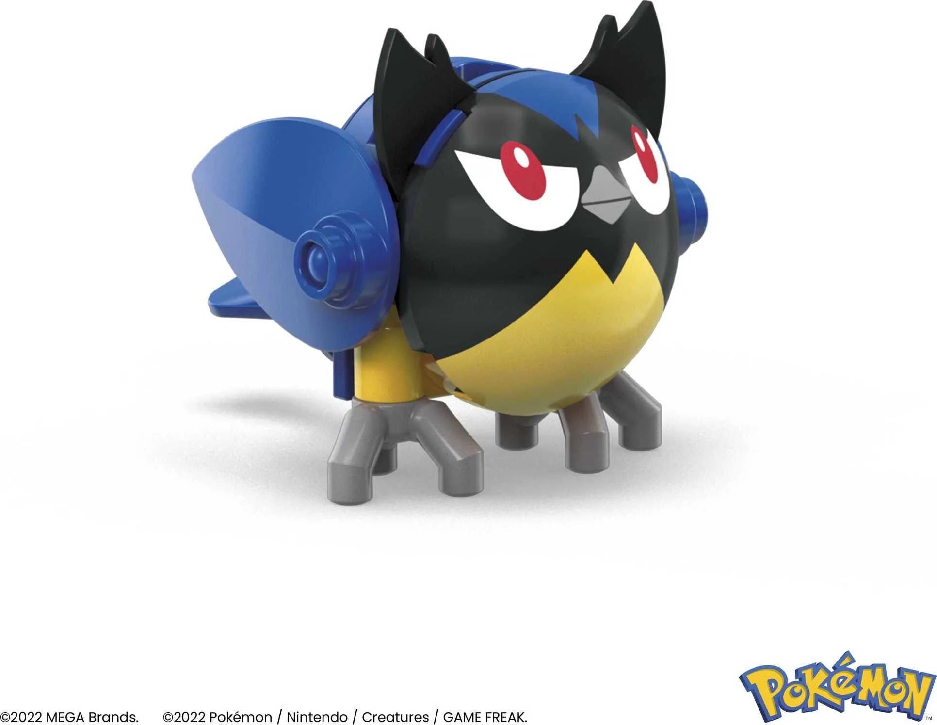 Pokemon Building Toy Kit Rookidee (15 Pieces) with 1 Action Figure and Ball for Kids