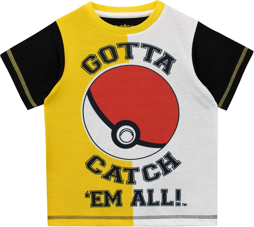 Pokemon Pajamas | Boys Short Pajamas | Boys Summer Pajama Set