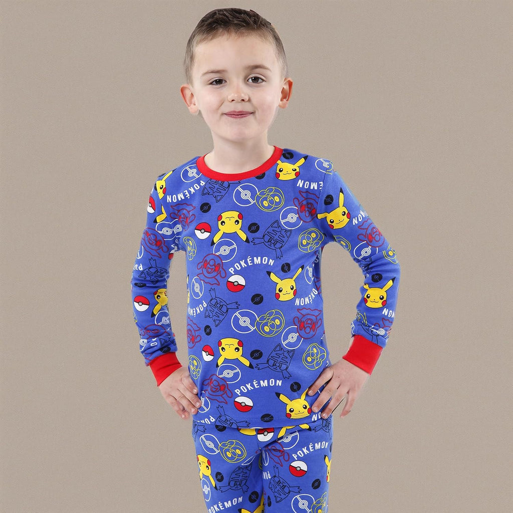 Pajamas for Boys | Soft Cotton Pikachu Pajama | Officially Licensed Kids  Pjs