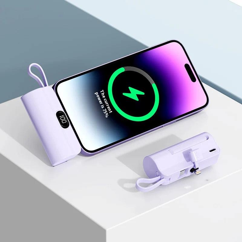 5000Mah Compact Portable Power Bank
