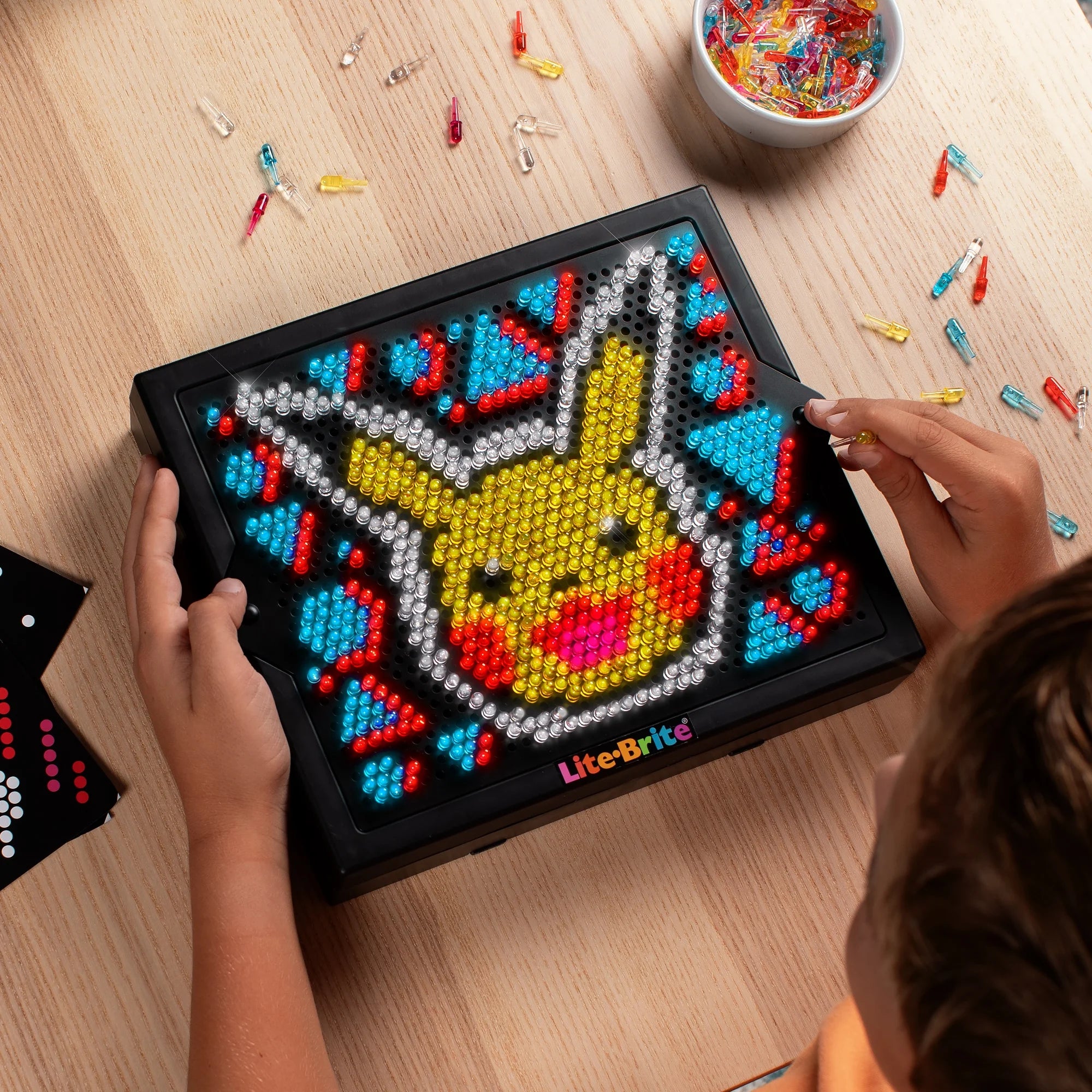 Lite-Brite Super Bright HD, Pokemon Edition - Perfect Gift for Girls and Boys Ages 6+