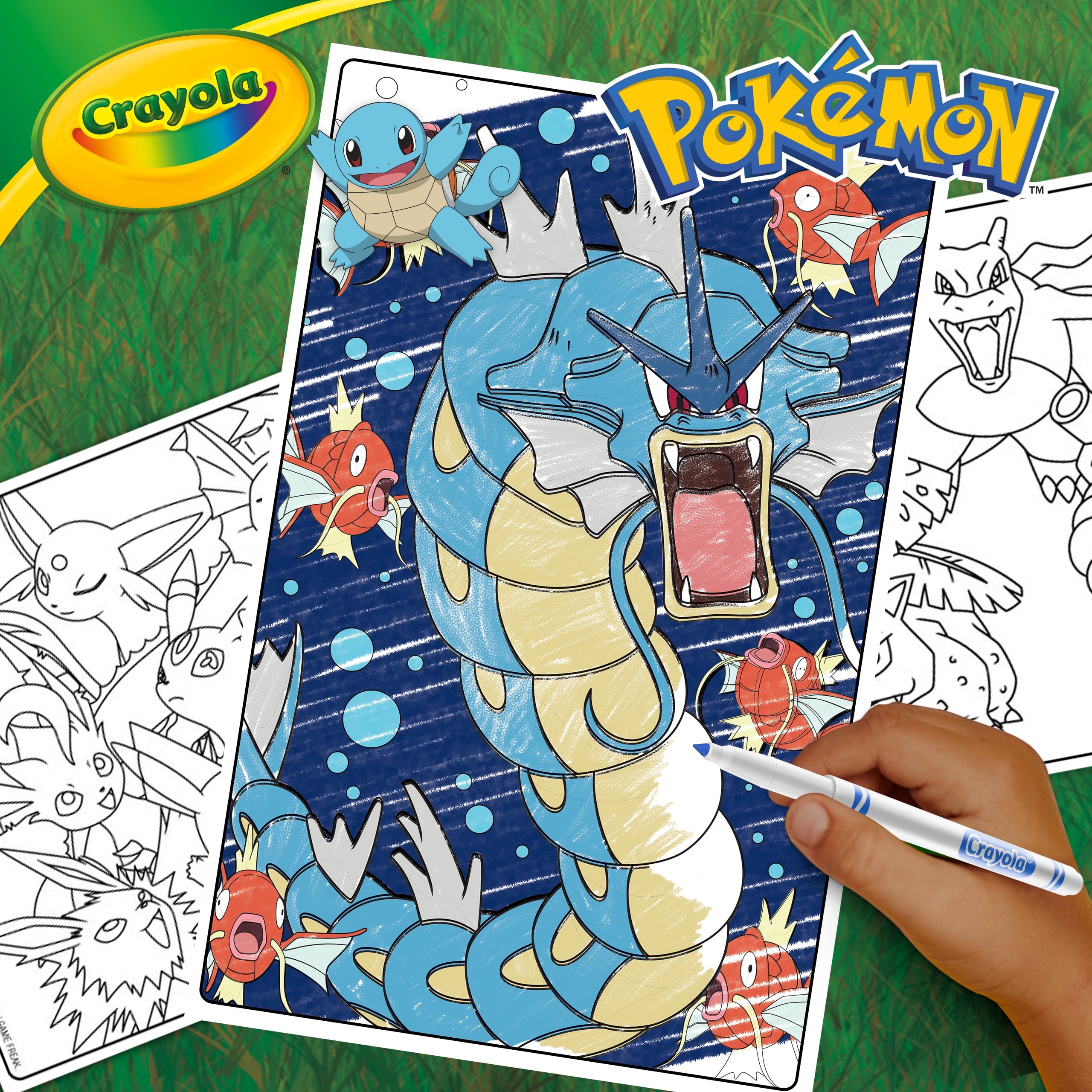Create & Color Pokemon Coloring Art Case Pikachu, 50 Pcs Art Set, Pokemon Toys, Pokemon Gift for Kids