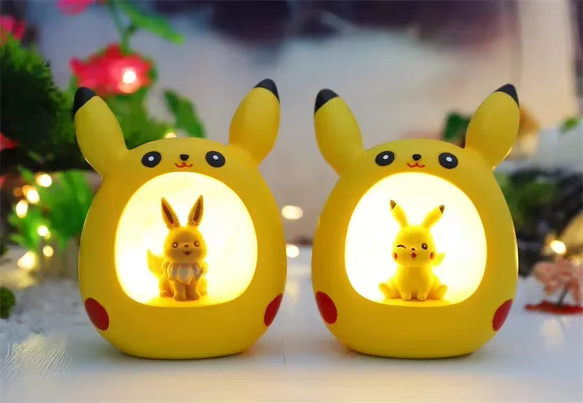 New Pokemon Pikachu Night Light Children'S Room Sleep Lamp Bedroom Atmosphere Decoration Boys and Girls Toys Gifts for Kids