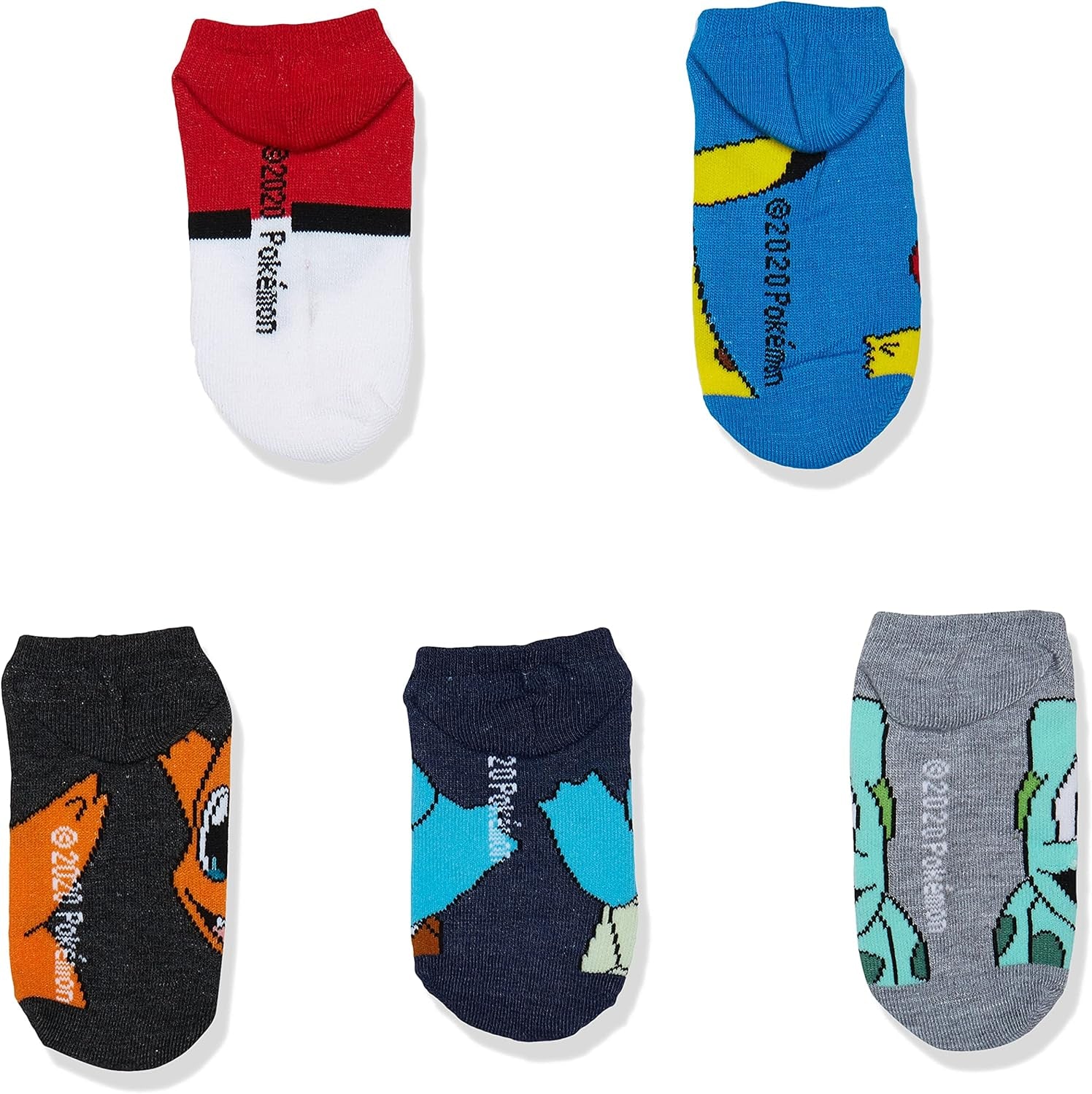 Boys 5 Pack No Show Socks
