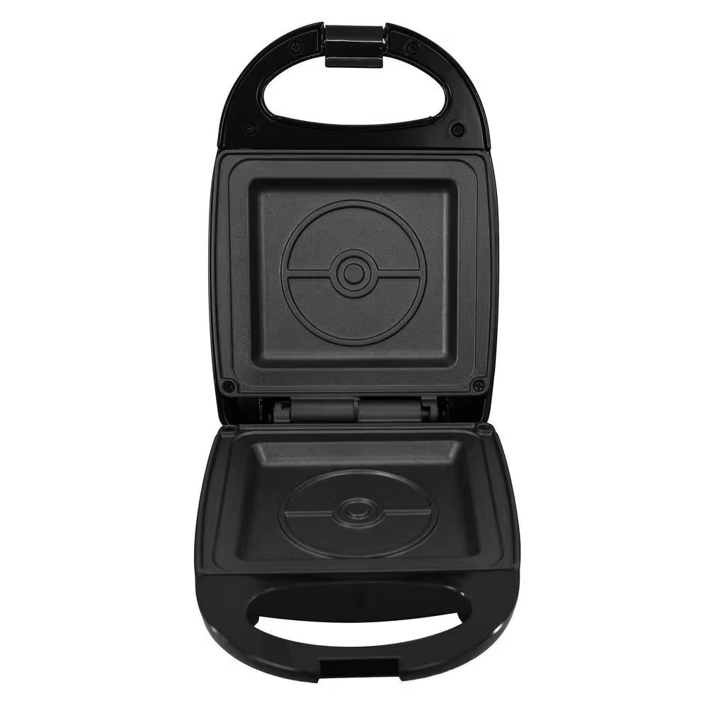 Black Pokemon 'Pokeball' 500-Watt Single Sandwich Maker