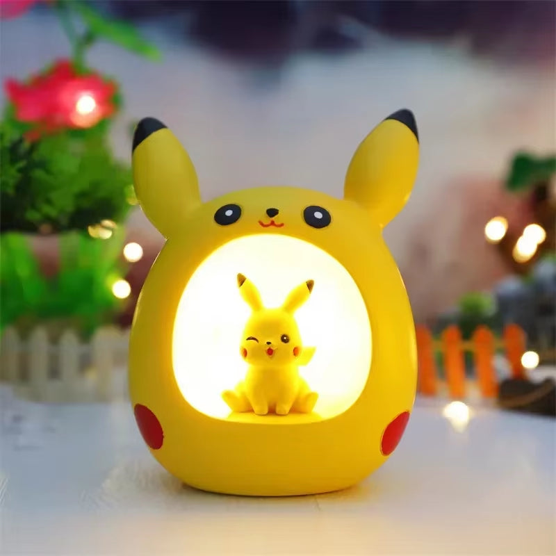 New Pokemon Pikachu Night Light Children'S Room Sleep Lamp Bedroom Atmosphere Decoration Boys and Girls Toys Gifts for Kids