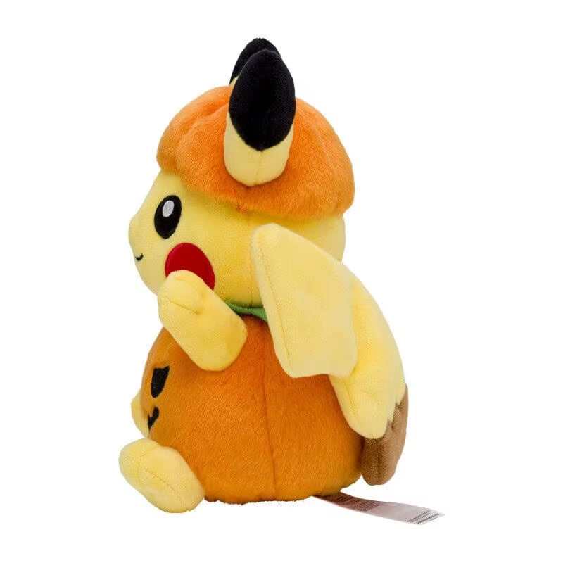 Pokemon Elf Doll Cartoon Pikachu Pumpkin Clothing Plush Doll Halloween Children'S Toy Plushies Stuffed Animal Children'S Doll