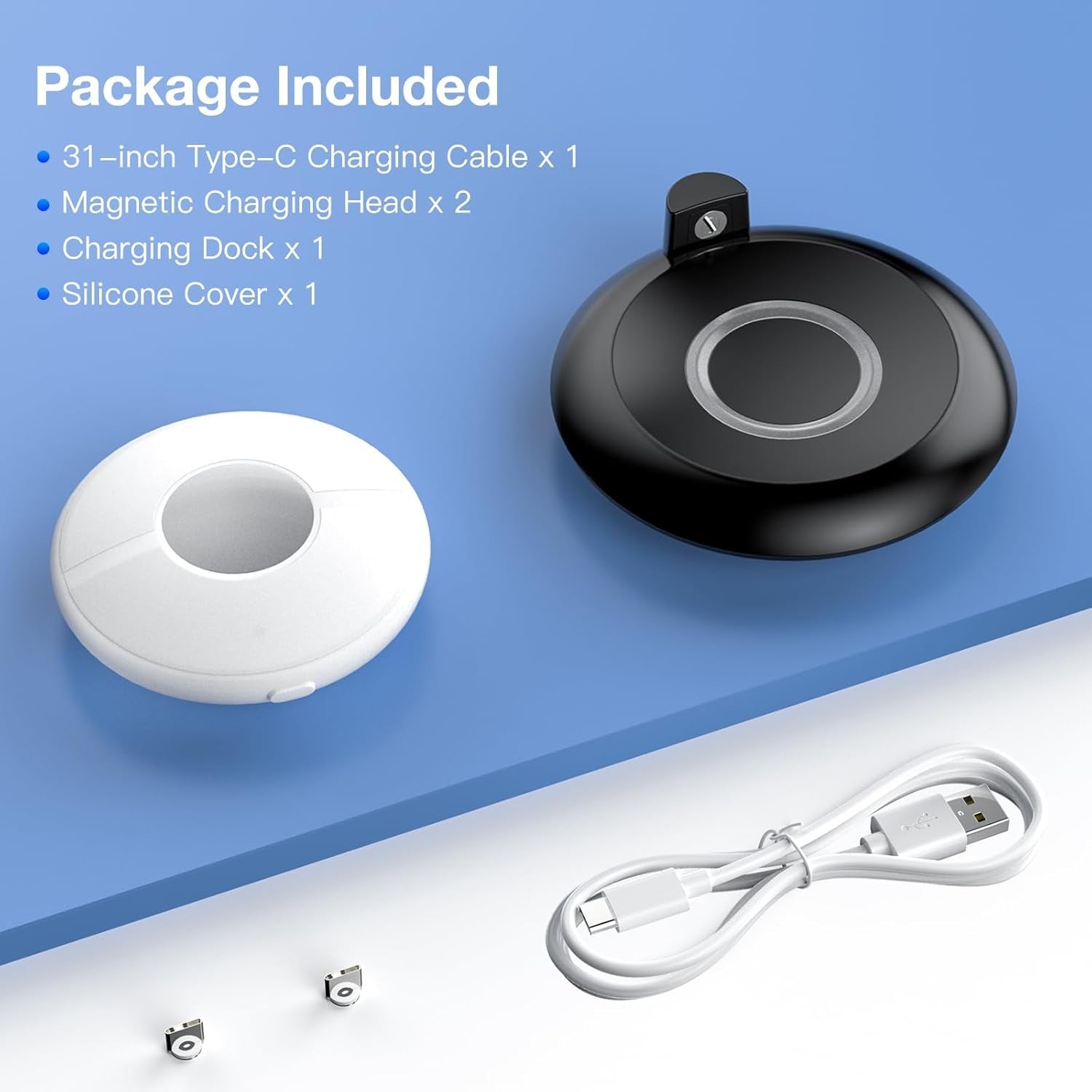 Charging Station Dock for GO Plus+ 2023 with RGB & Protective Silicone Case New