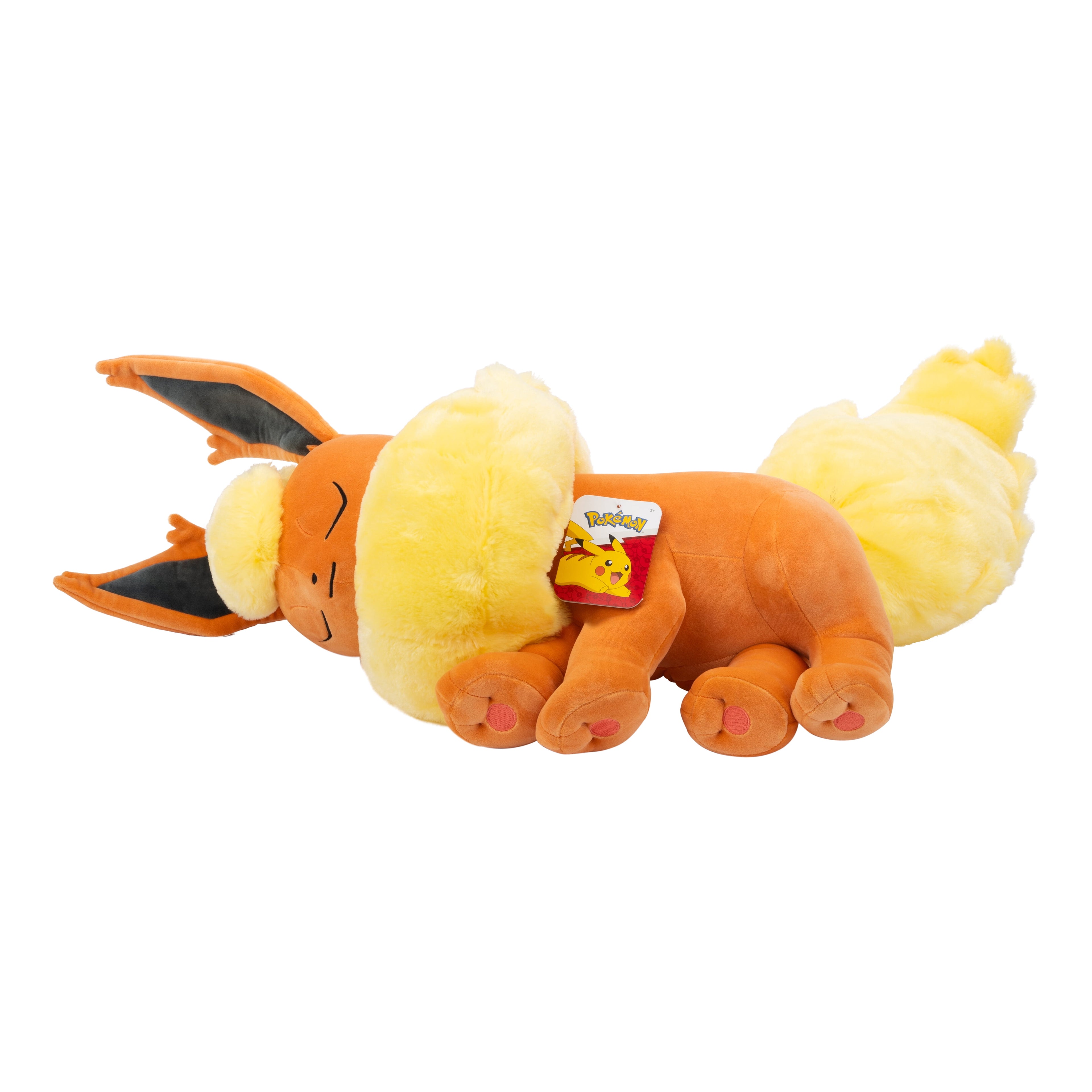 Pokémon Flareon Sleeping Plush - 18-Inch Premium Plush in Sleeping Pose