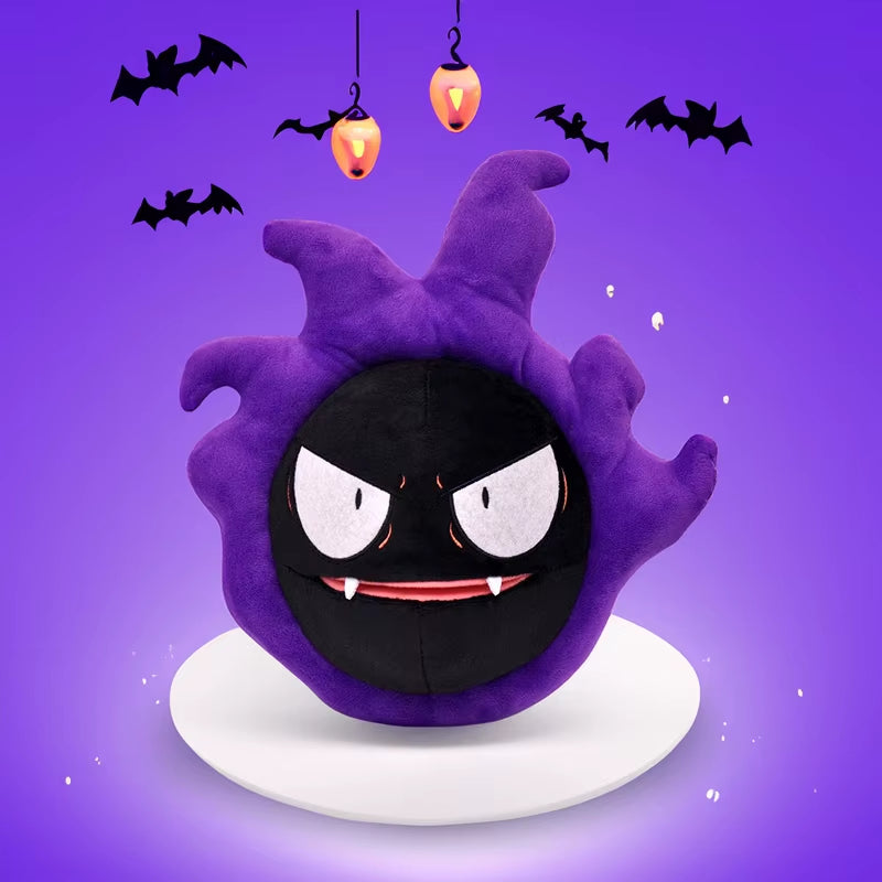 Pokemon Kawaii Gastly Stuffed Toys Ghosts and Spirits Throw Pillow Birthday Gift for Kids Friends Boys Halloween Decoration