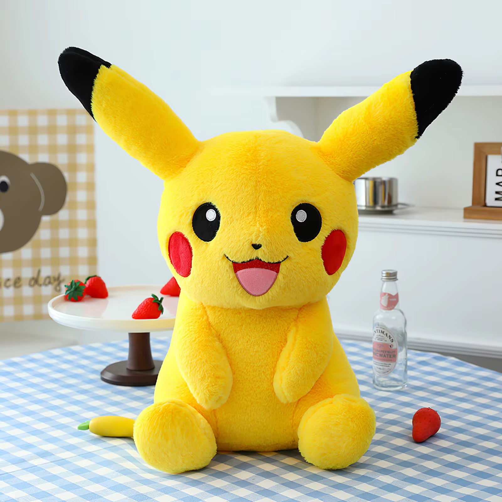 60Cm Cartoon Pokémon Pikachu Plush Toy Kawaii Smile Pikachu Plush Soft Stuffed Doll Bed Big Size Sleep Pillow Girl Birthday Gift