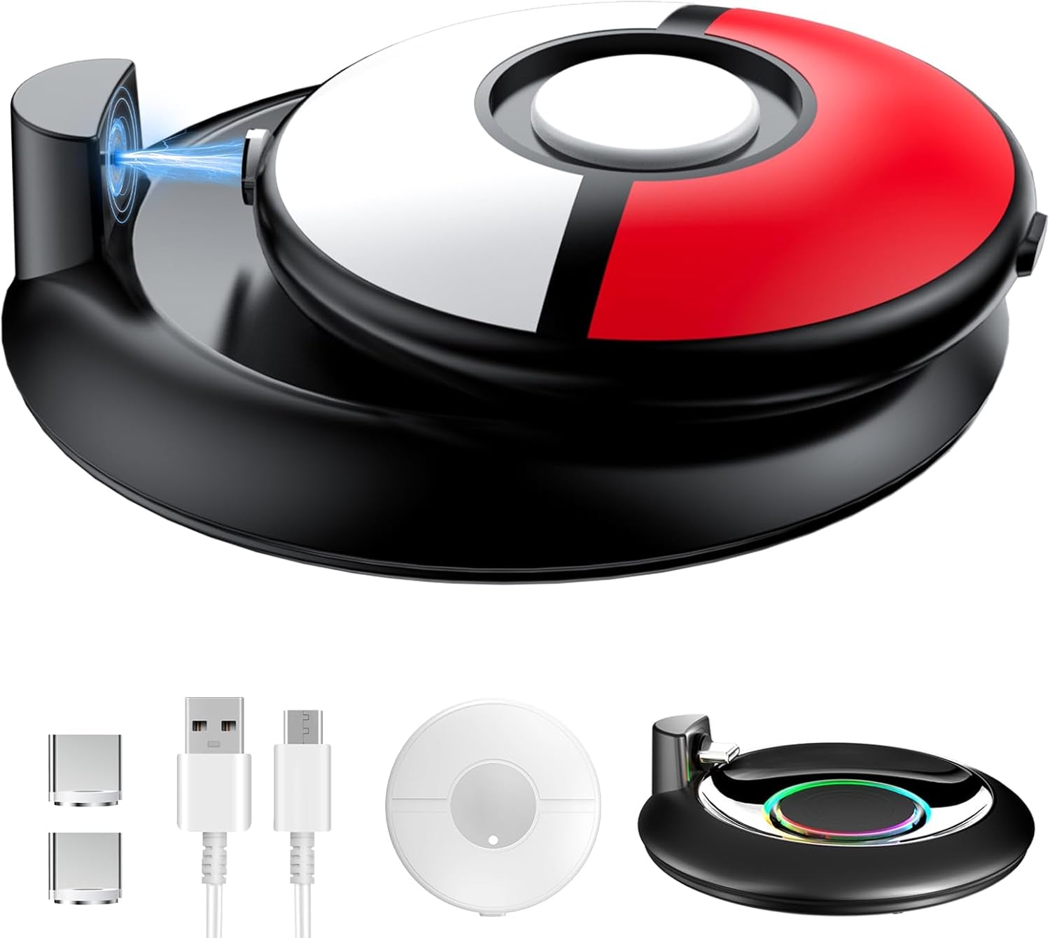 Charging Station Dock for GO Plus+ 2023 with RGB & Protective Silicone Case New