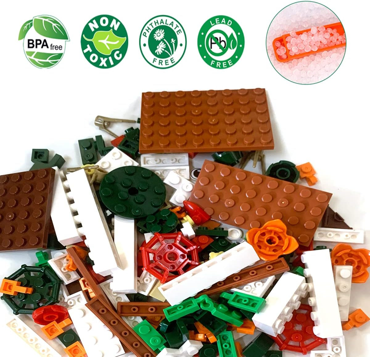 Building Toys for Toddler Rose Building Bricks Building Blocks Learning and Education Building Kits Gifts for 6,7 8 ,9 Years Old Boys & Girls