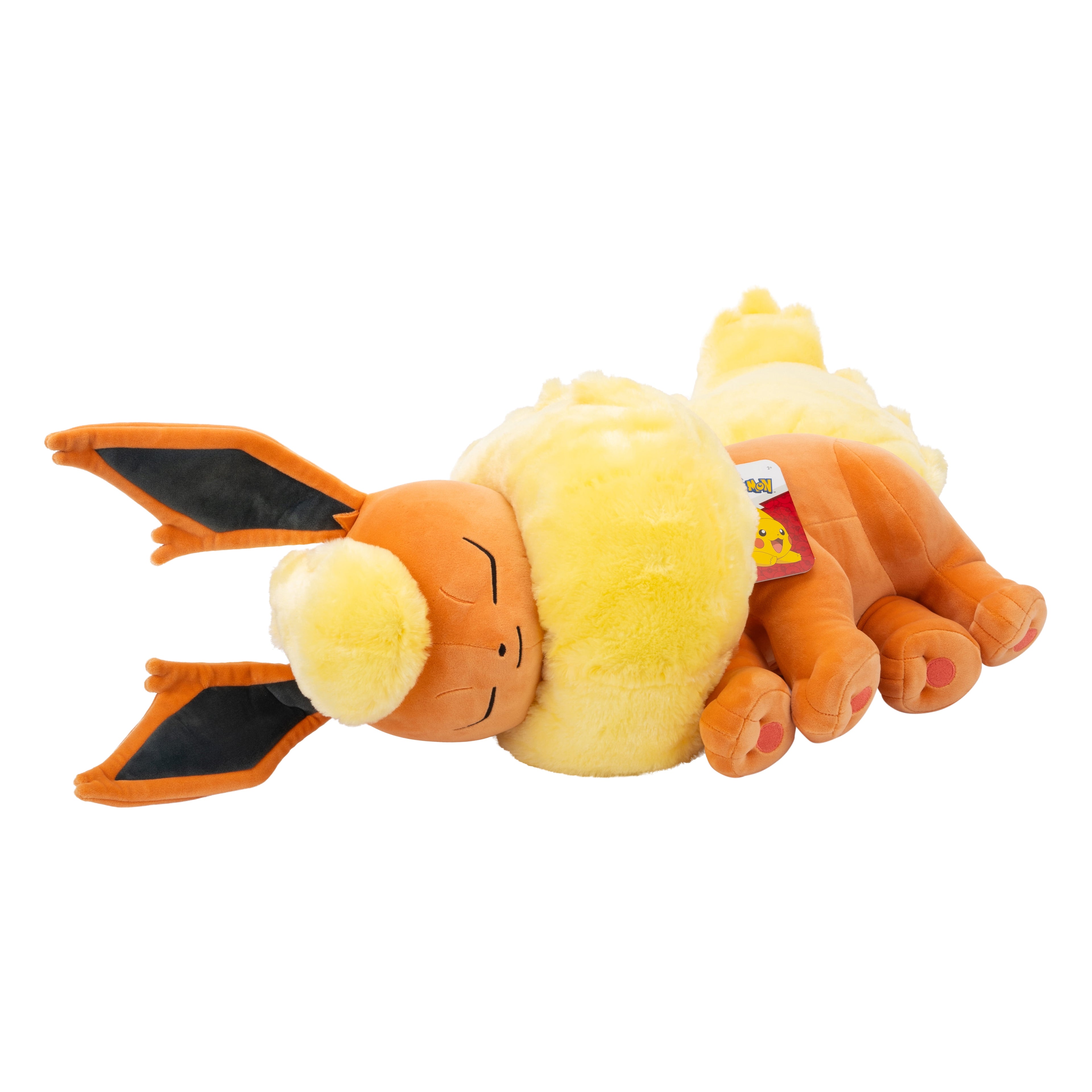 Pokémon Flareon Sleeping Plush - 18-Inch Premium Plush in Sleeping Pose