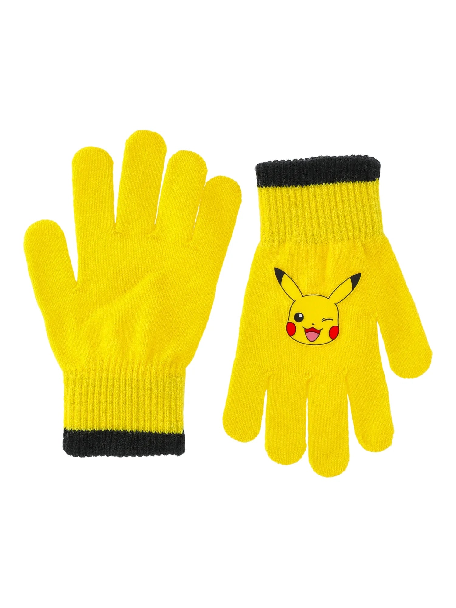 Pikachu Beanie Hat and Gloves Set, 2-Piece