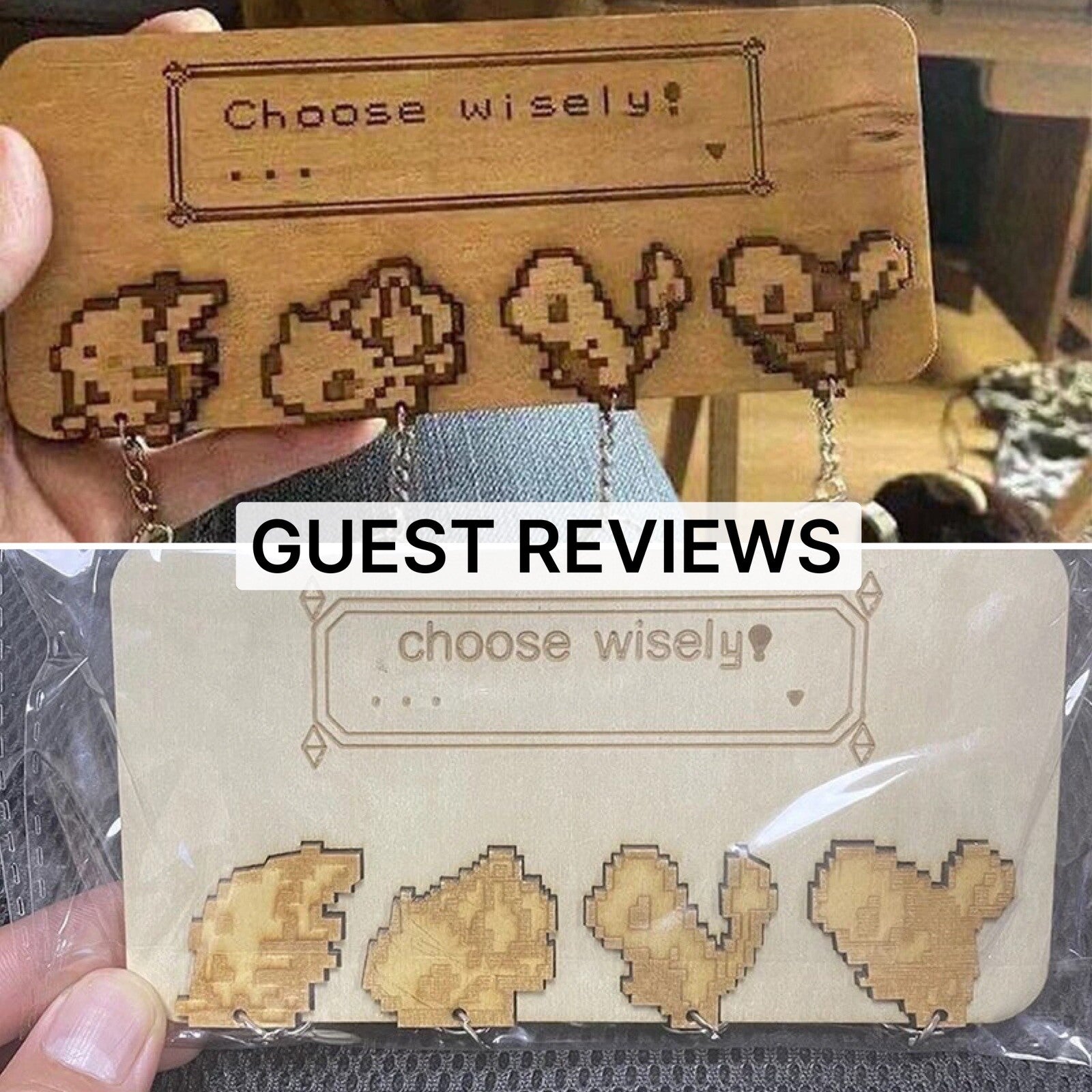 Pokemon Key Hook Rack “Choose Wisely” Starter Choice