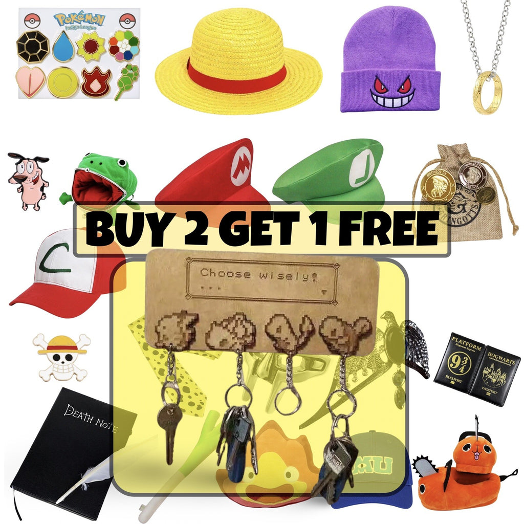 Pokemon Key Hook Rack “Choose Wisely” Starter Choice